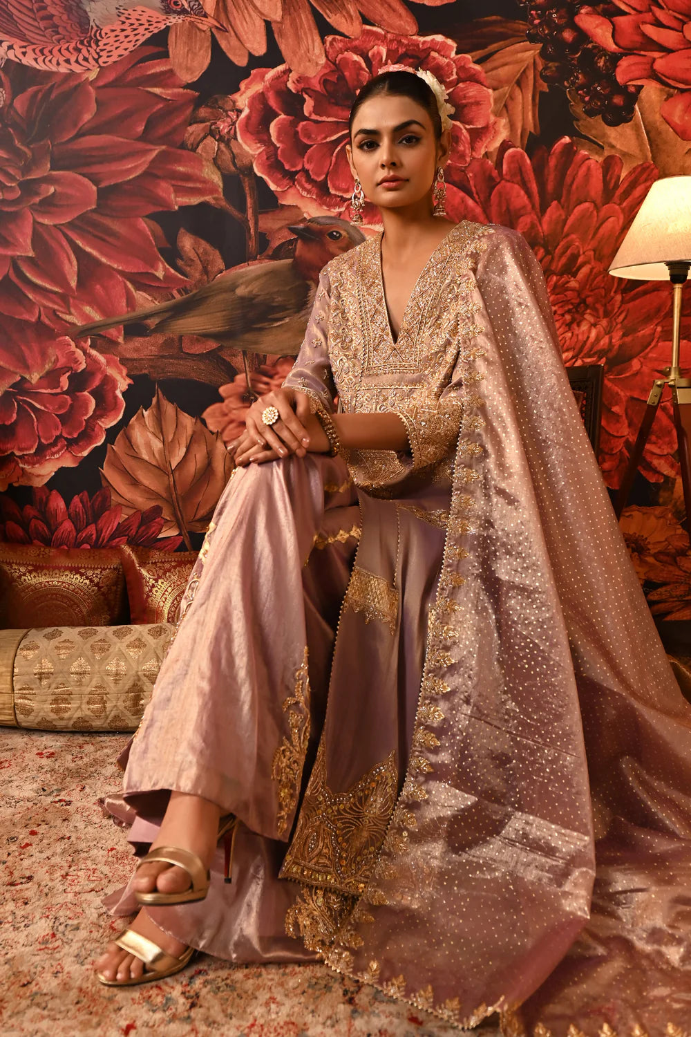 cotton Seerat sharara set