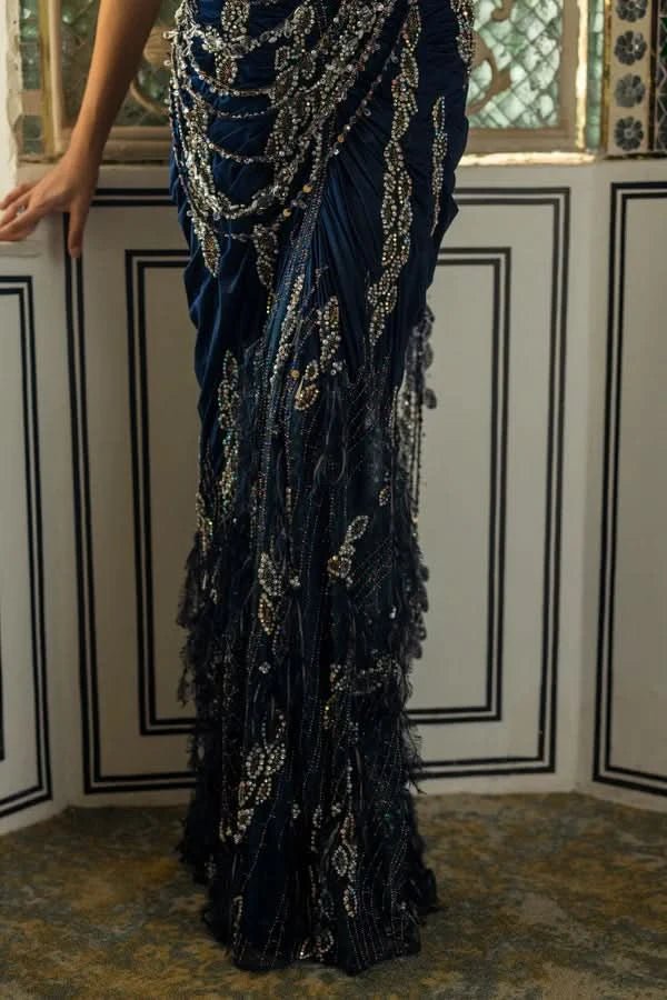Ailiz Designer Saree Dress for ladies