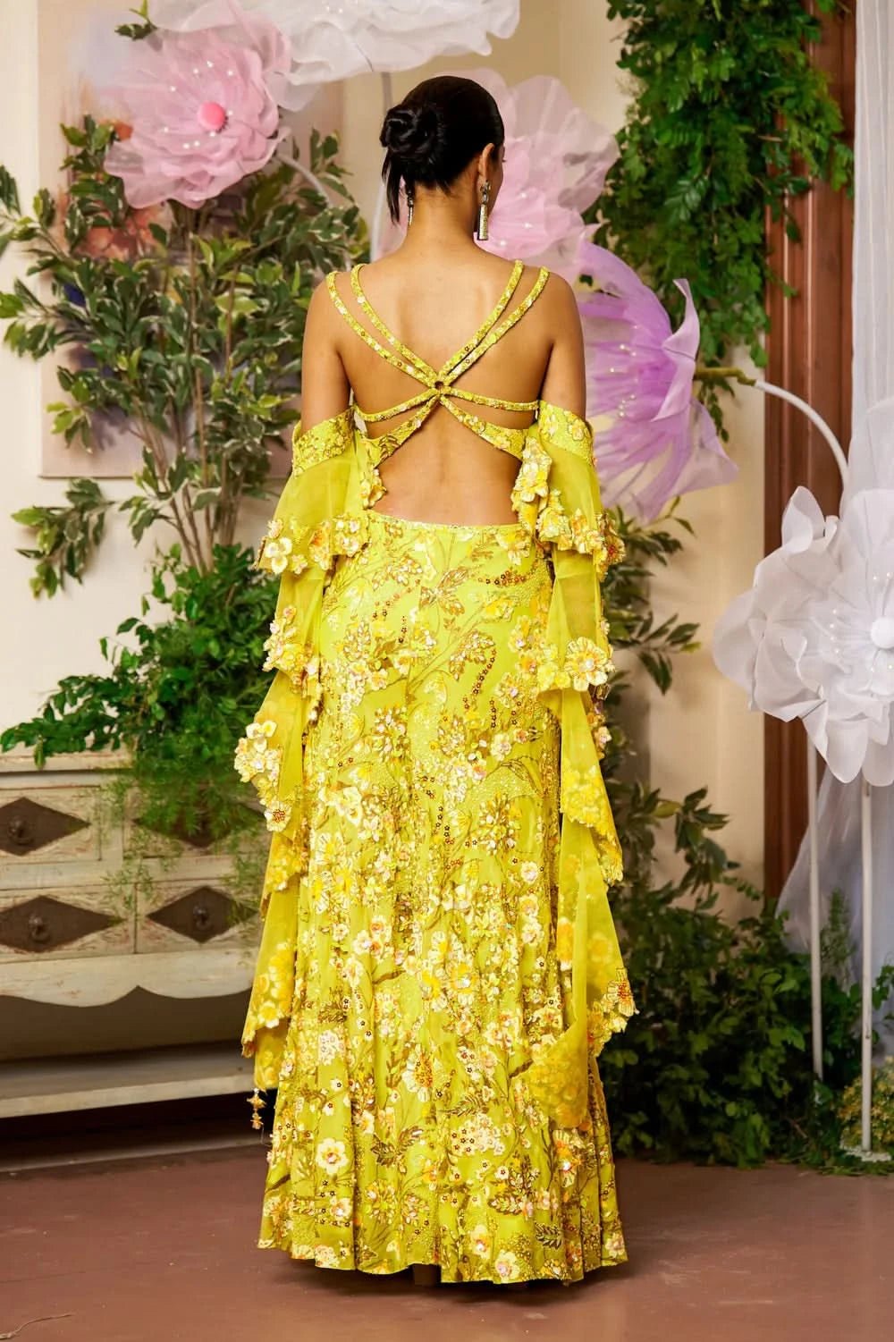 Neon Yellow co-ord set design