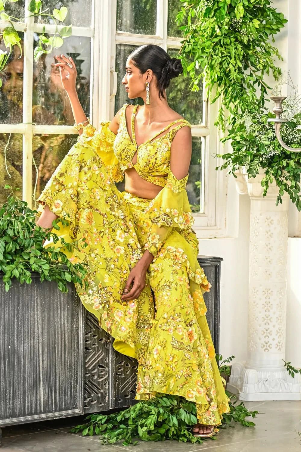 Floral designer co-ord set for women