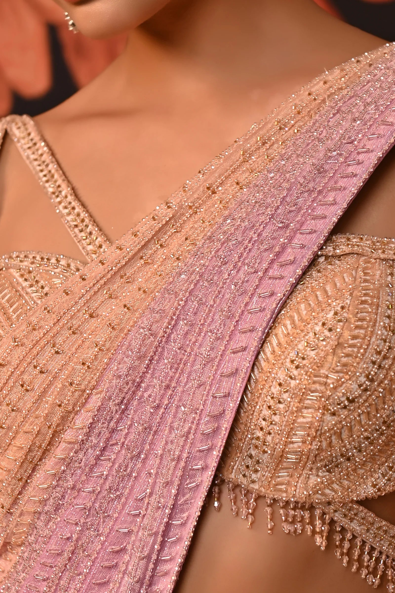 Rumi Saree blouse for Reception