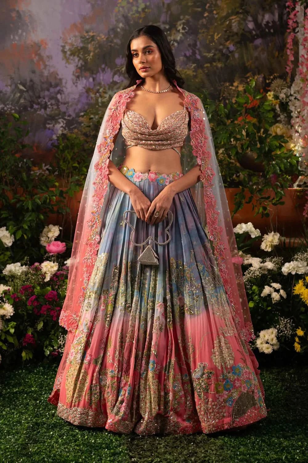 festive lehenga set for ladies