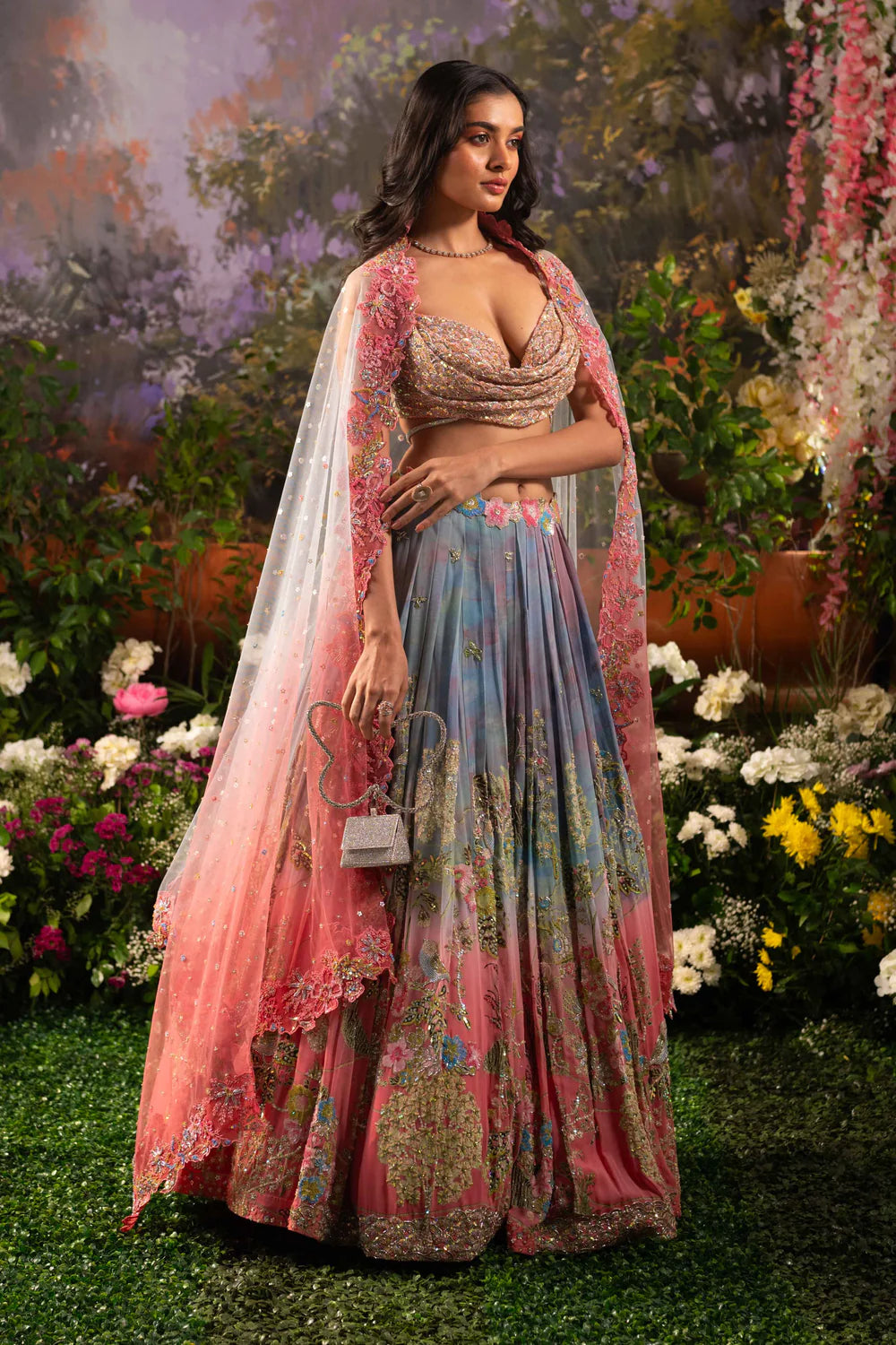 Designer Iris lehenga for women