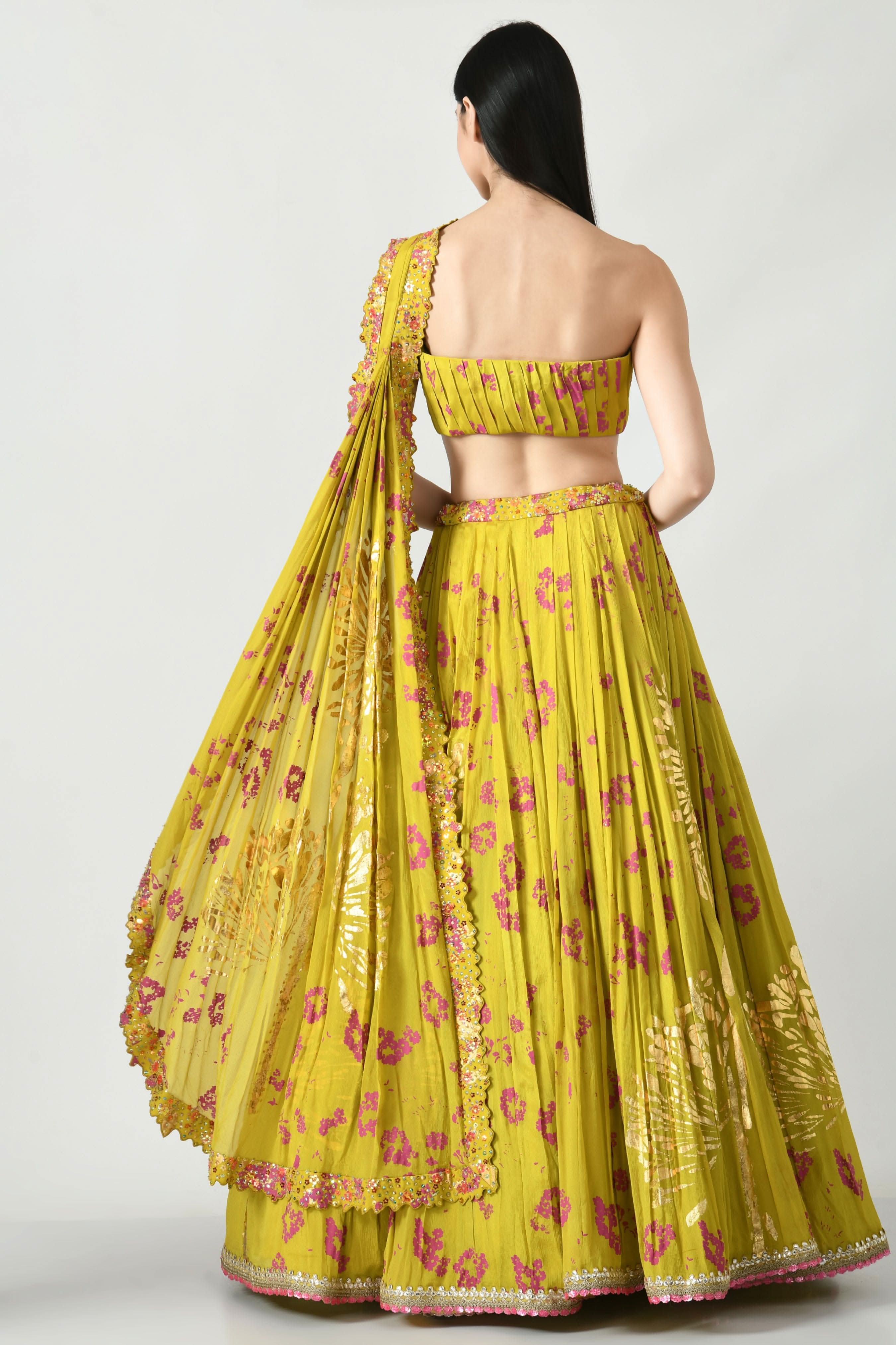 Humaira Chinon blouse with Dupatta
