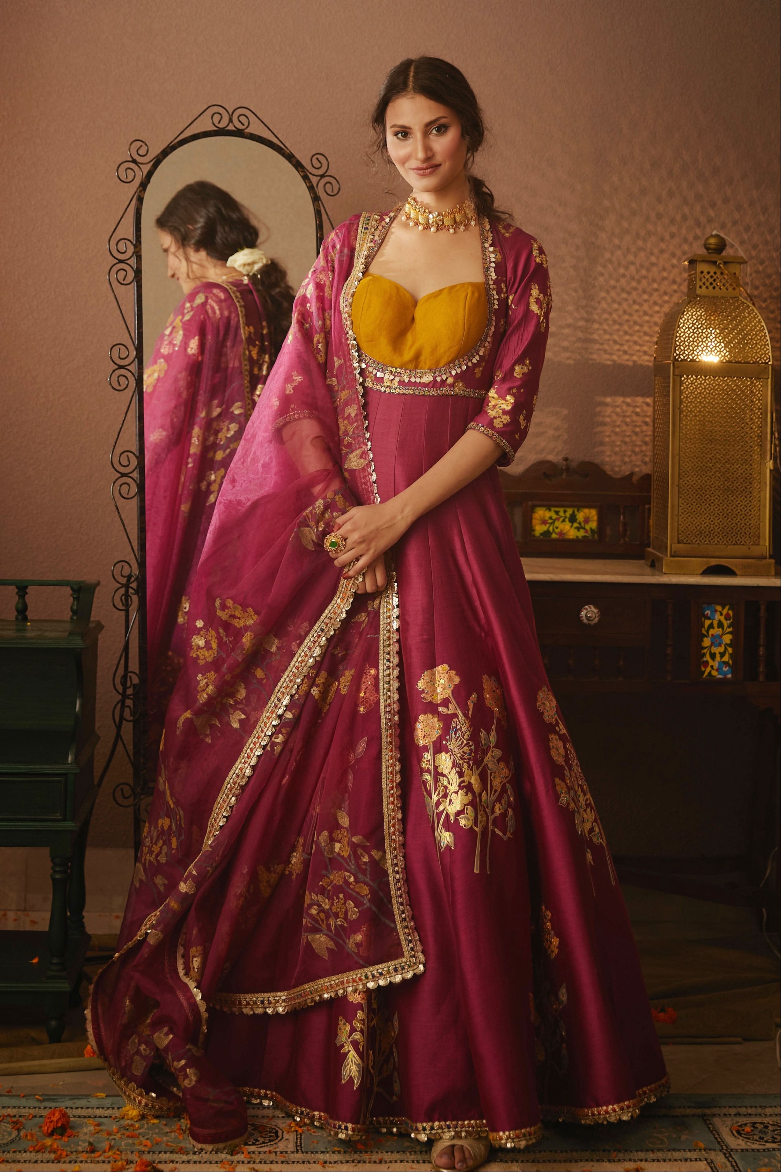 Anarkali dress for bride
Anarkali salwar suit for wedding
Indian wedding outfits