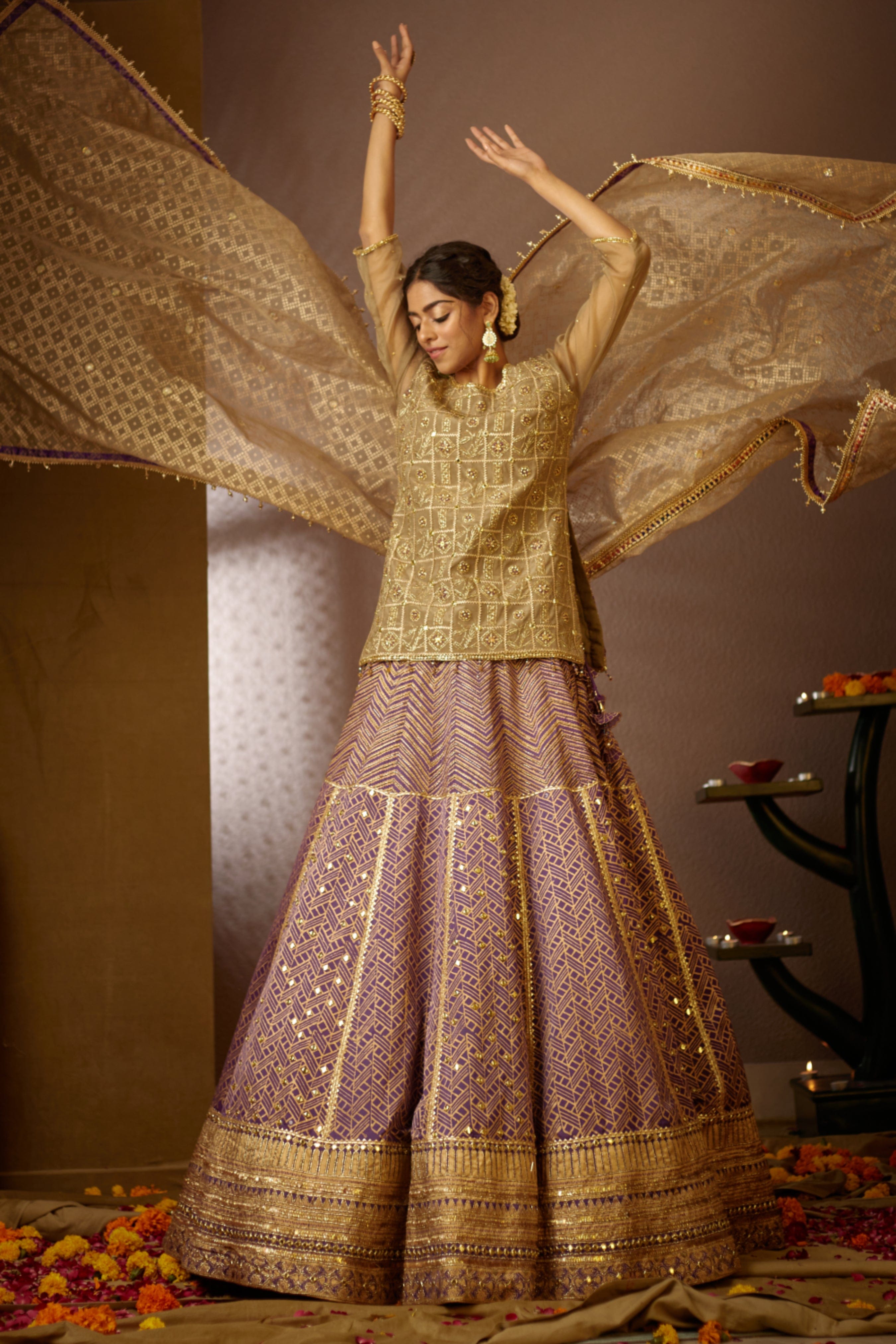 Sumeira mermaid lehenga set