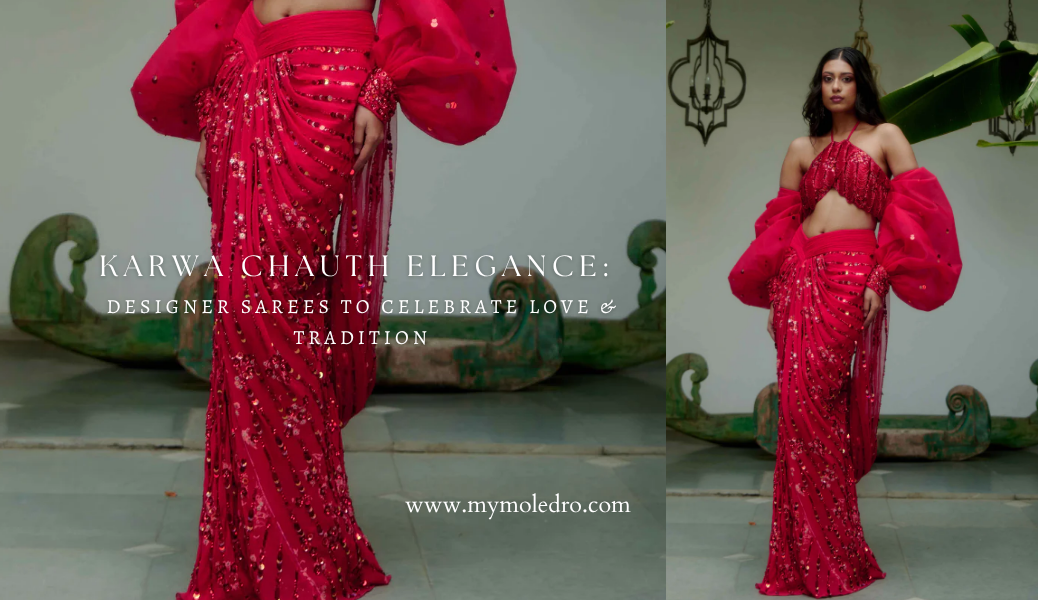 Karwa Chauth Red New Saree Collections