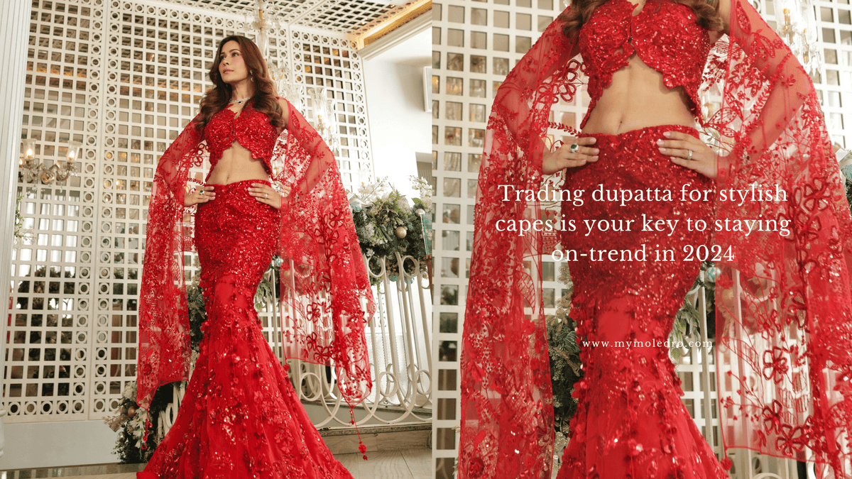 Trading dupatta for stylish capes is your key to staying on-trend in 2024