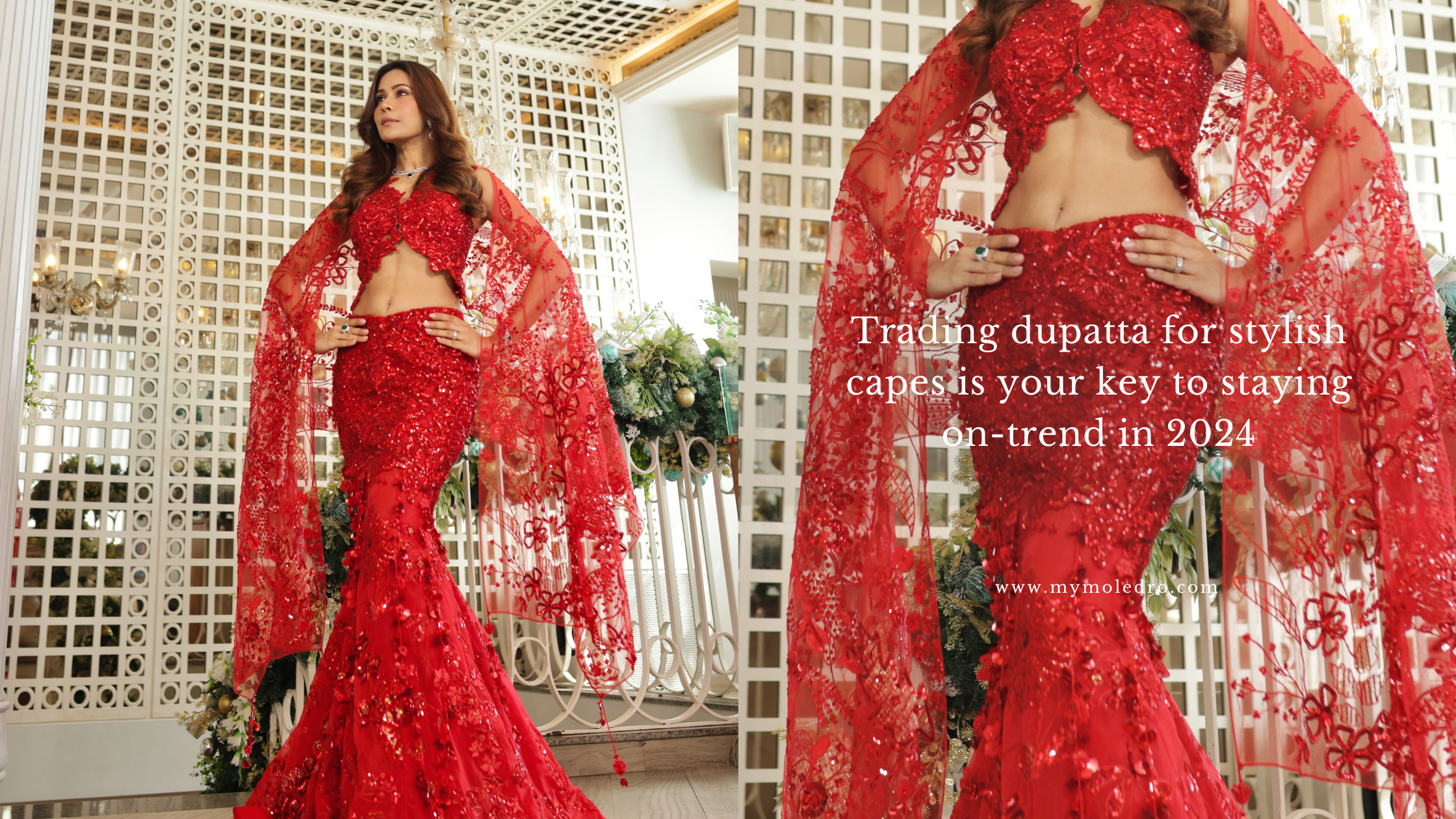 Trading dupatta for stylish capes is your key to staying on-trend in 2024