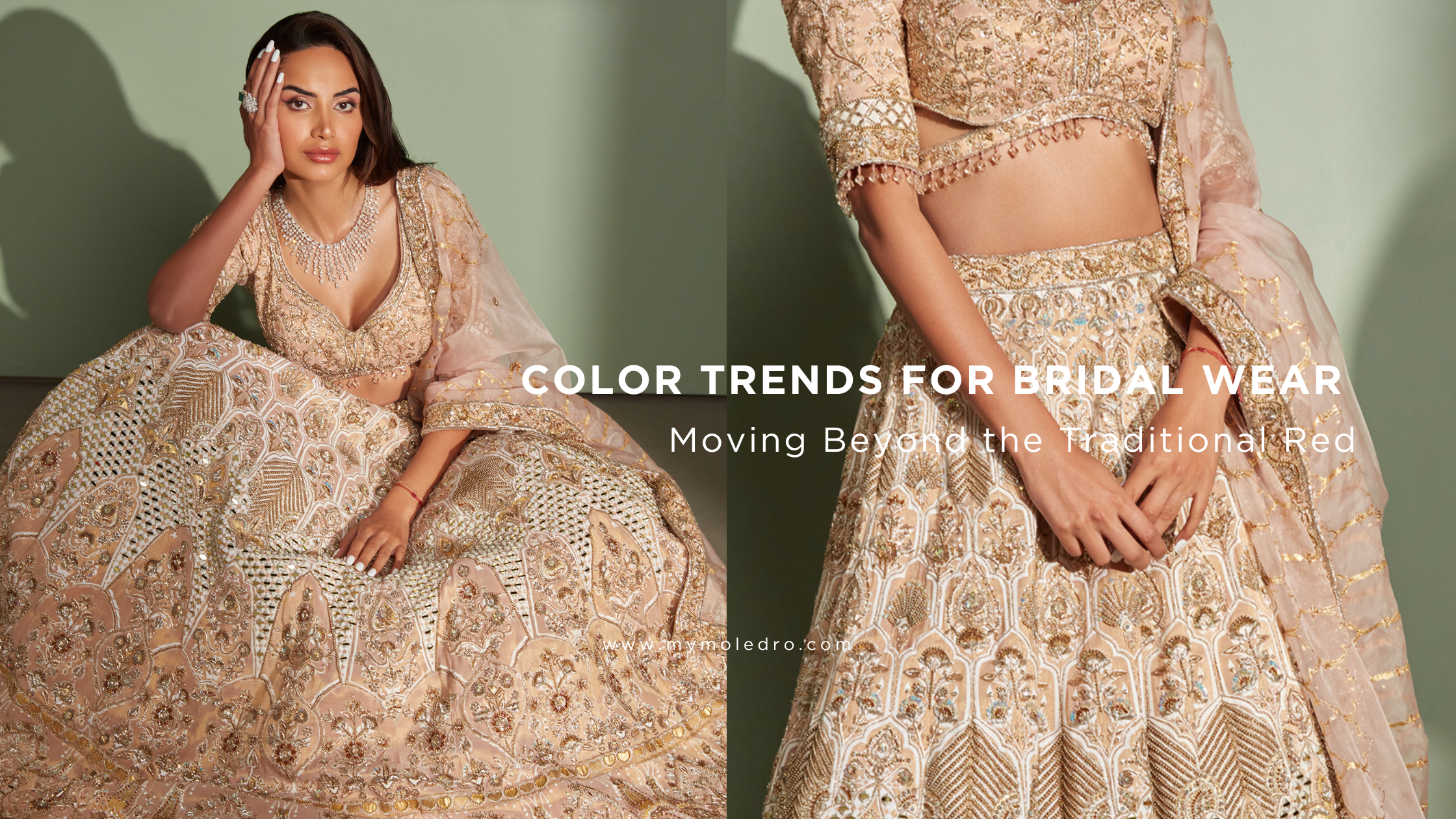 Pastel Color Bridal Lehenga 2025