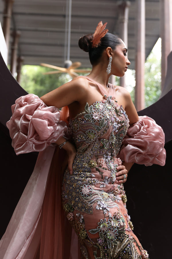 Gardenia Draped Dress