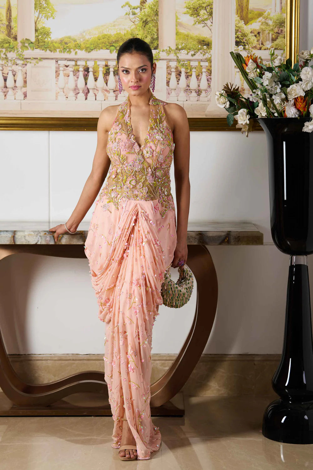 Alohi Pre Draped Designer Saree