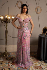 Lura Pre Draped Corset Gown