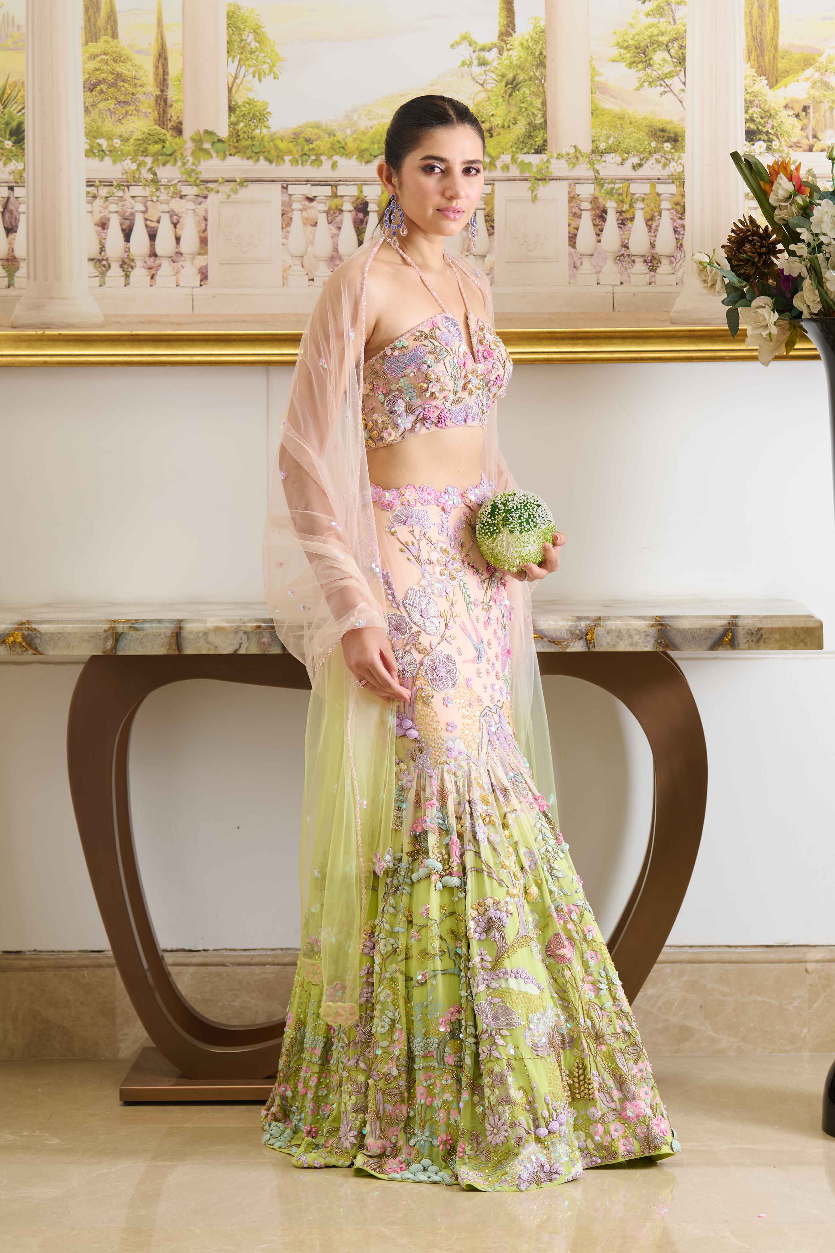 Marina designer lehenga set