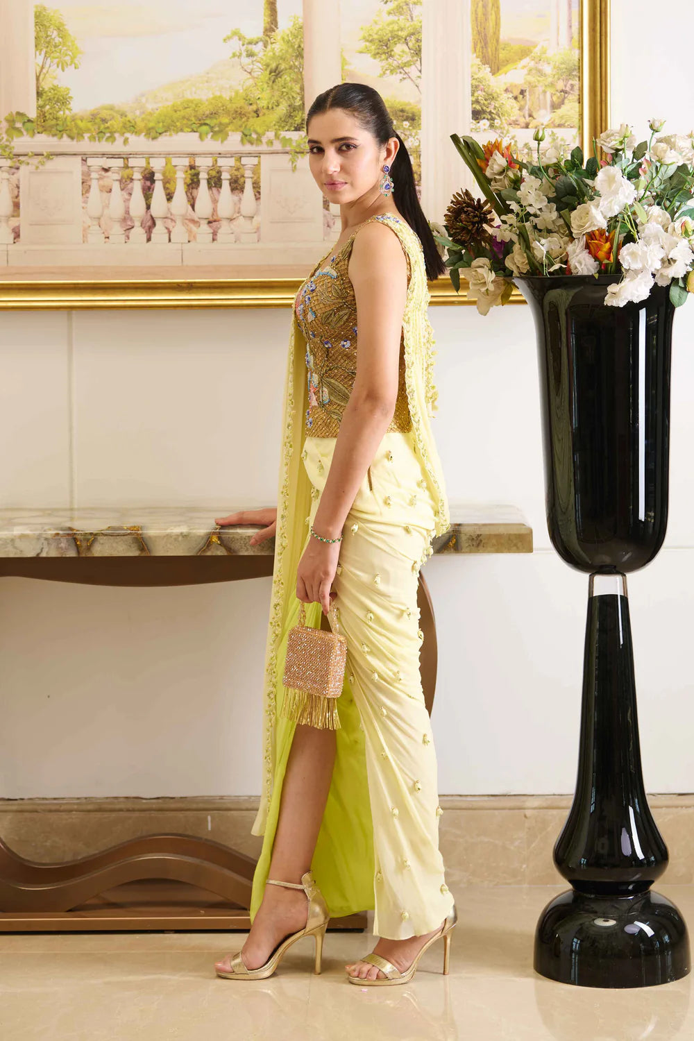 Draped Dresses for Wedding