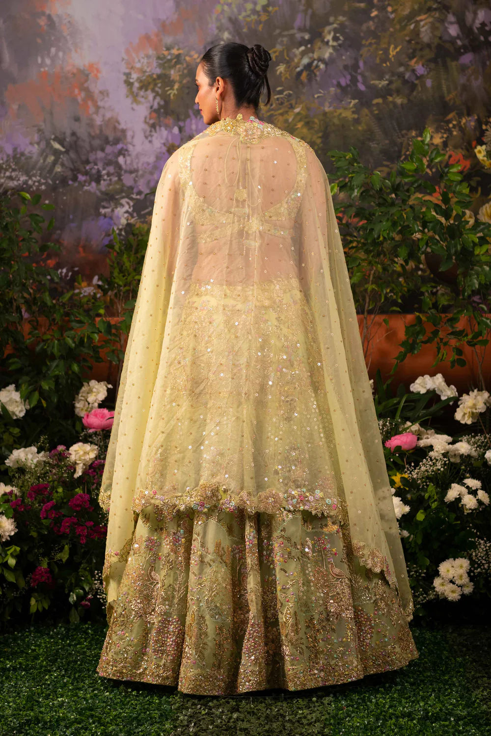 Pariza Designer Lehenga Set with Net dupatta