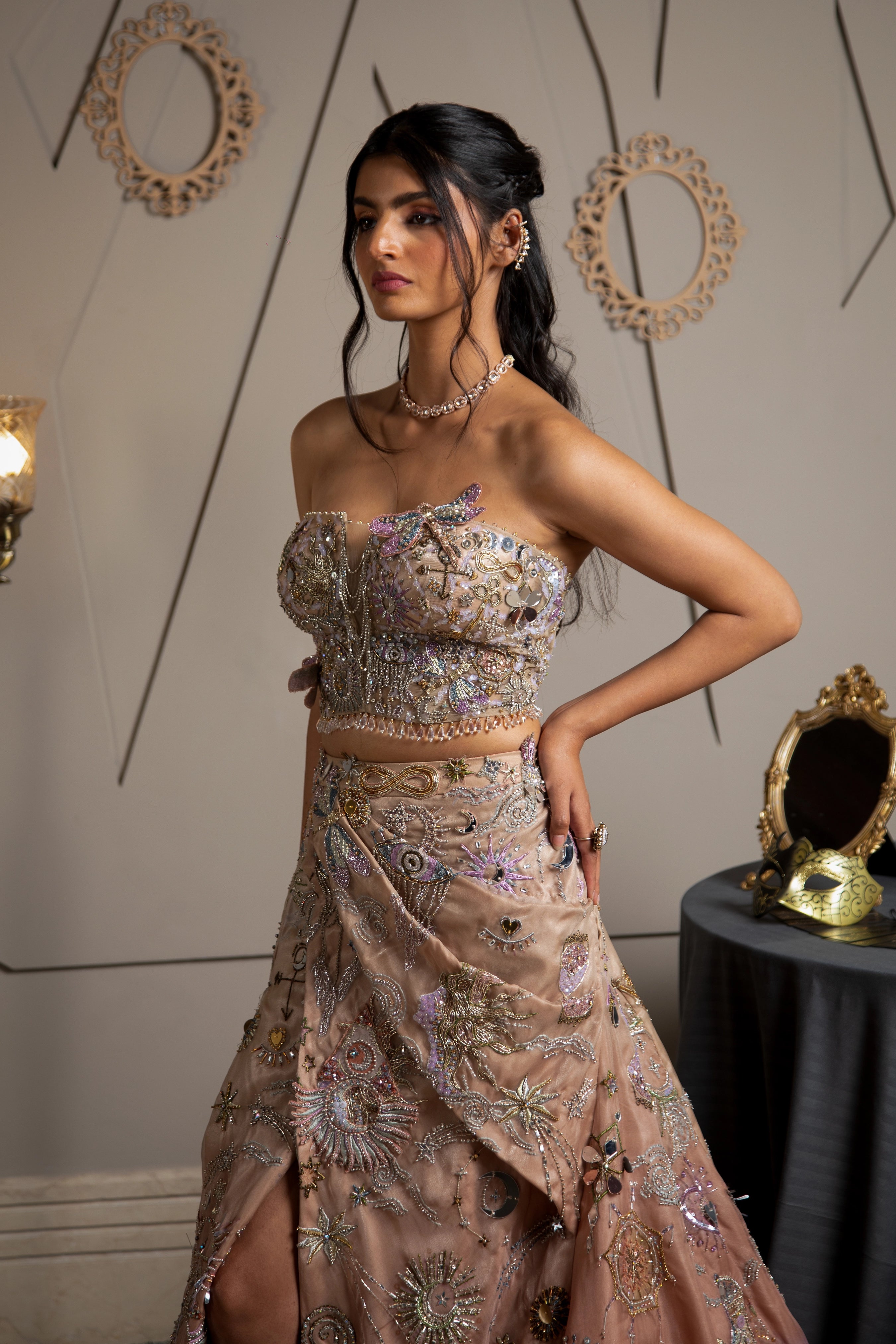 Heavy embroidery Lehenga Choli
