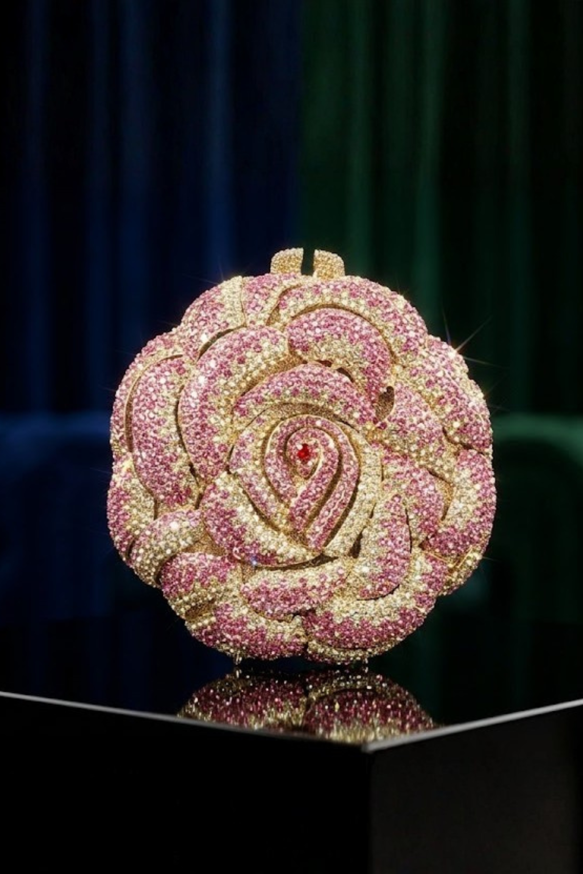 Rosette Glam Clutch