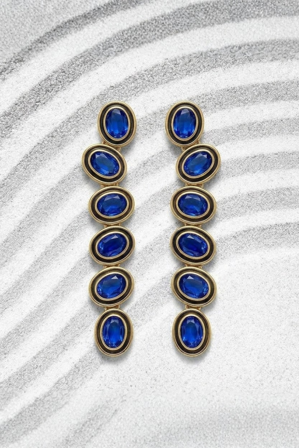 Midnight Riviera Drop Earrings