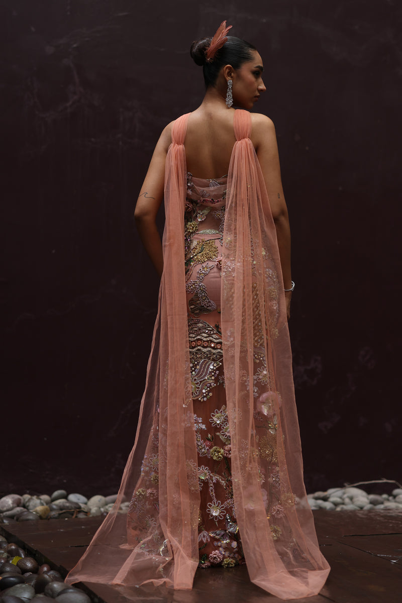 Gardenia Draped Dress