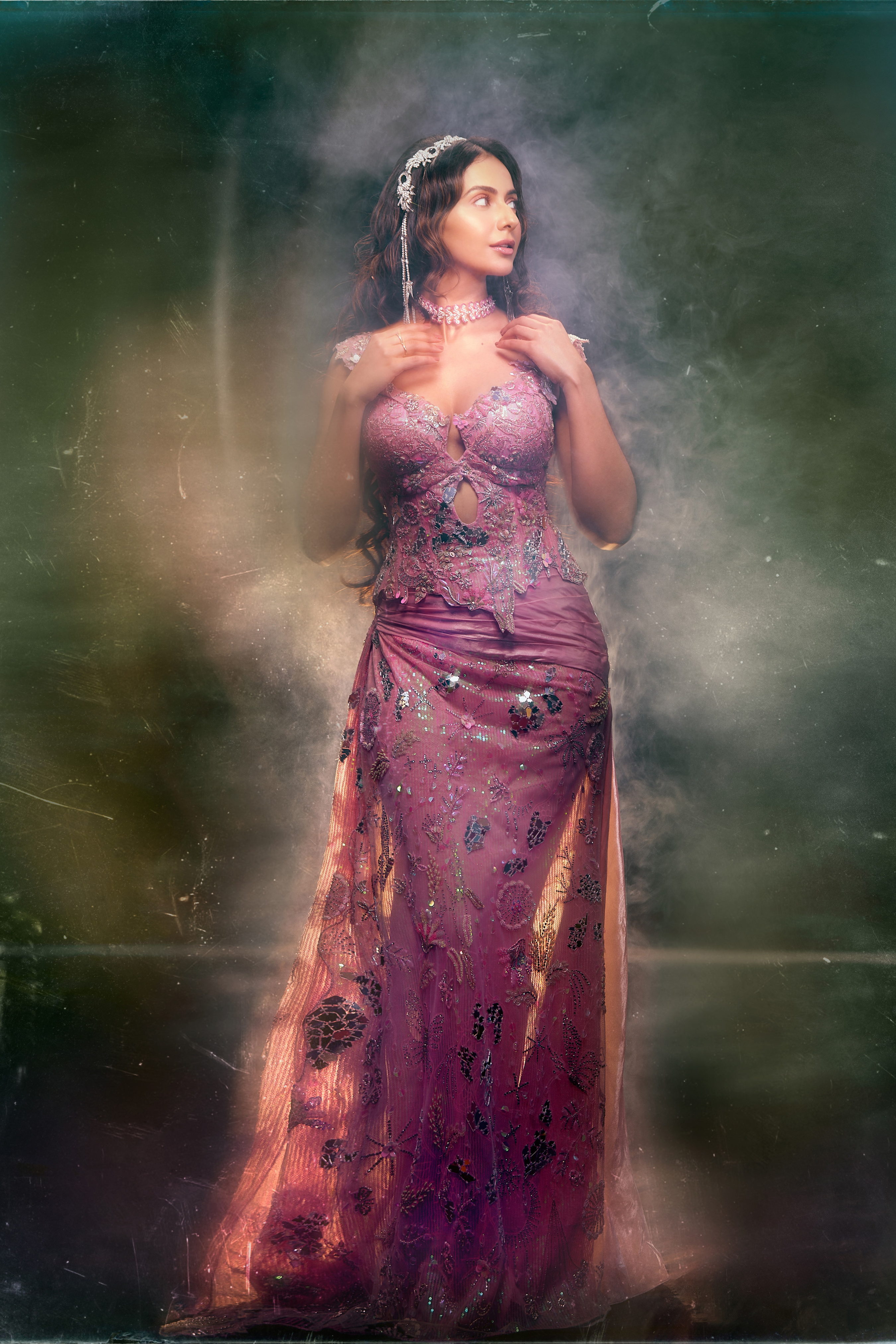 Lura Pre Draped Corset Gown