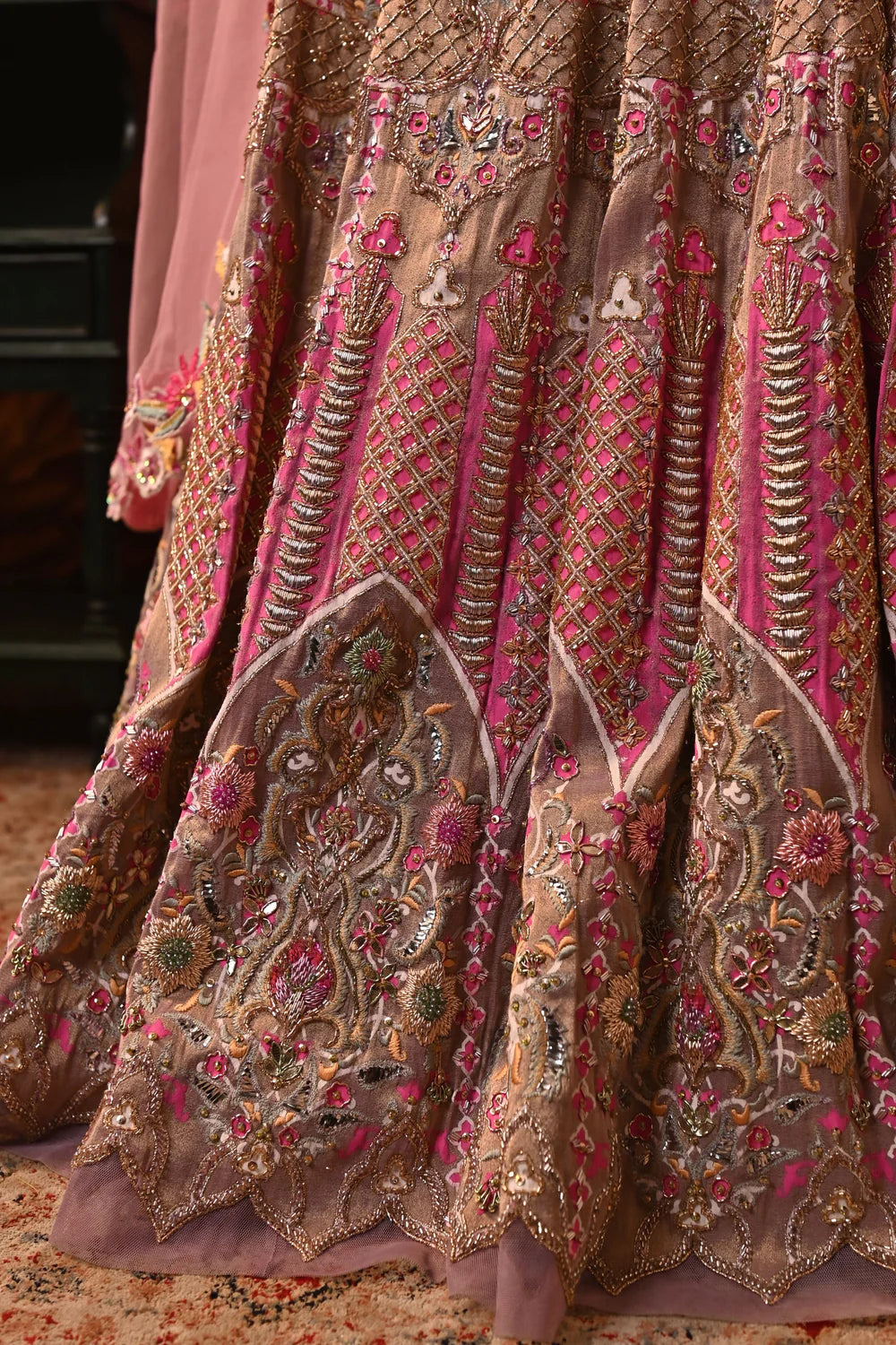 Alora Lehenga with embroidered blouse designs