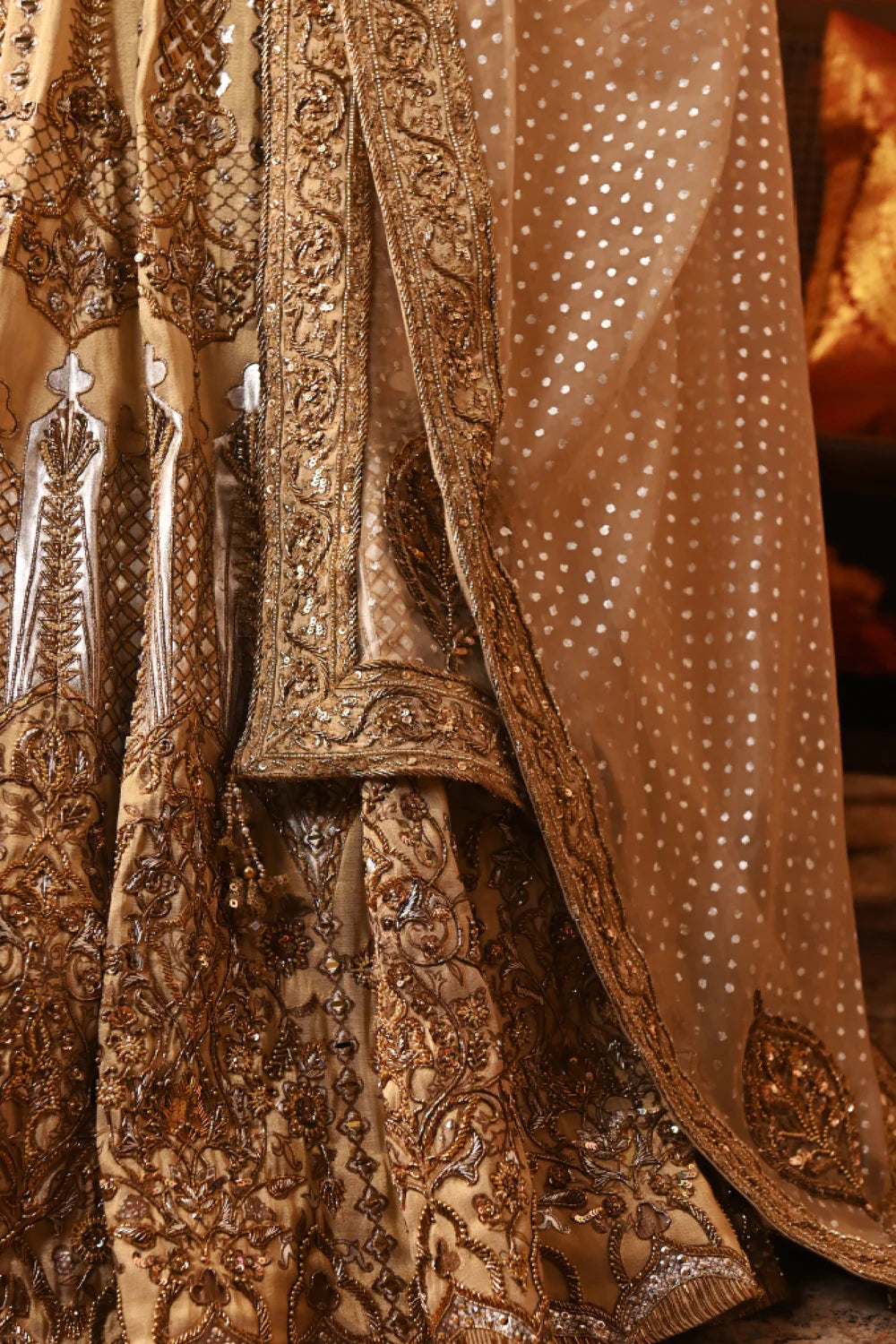 Floral Embroidery Lehenga Designs