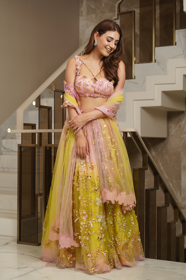 Designer Amora Lehenga for functions.