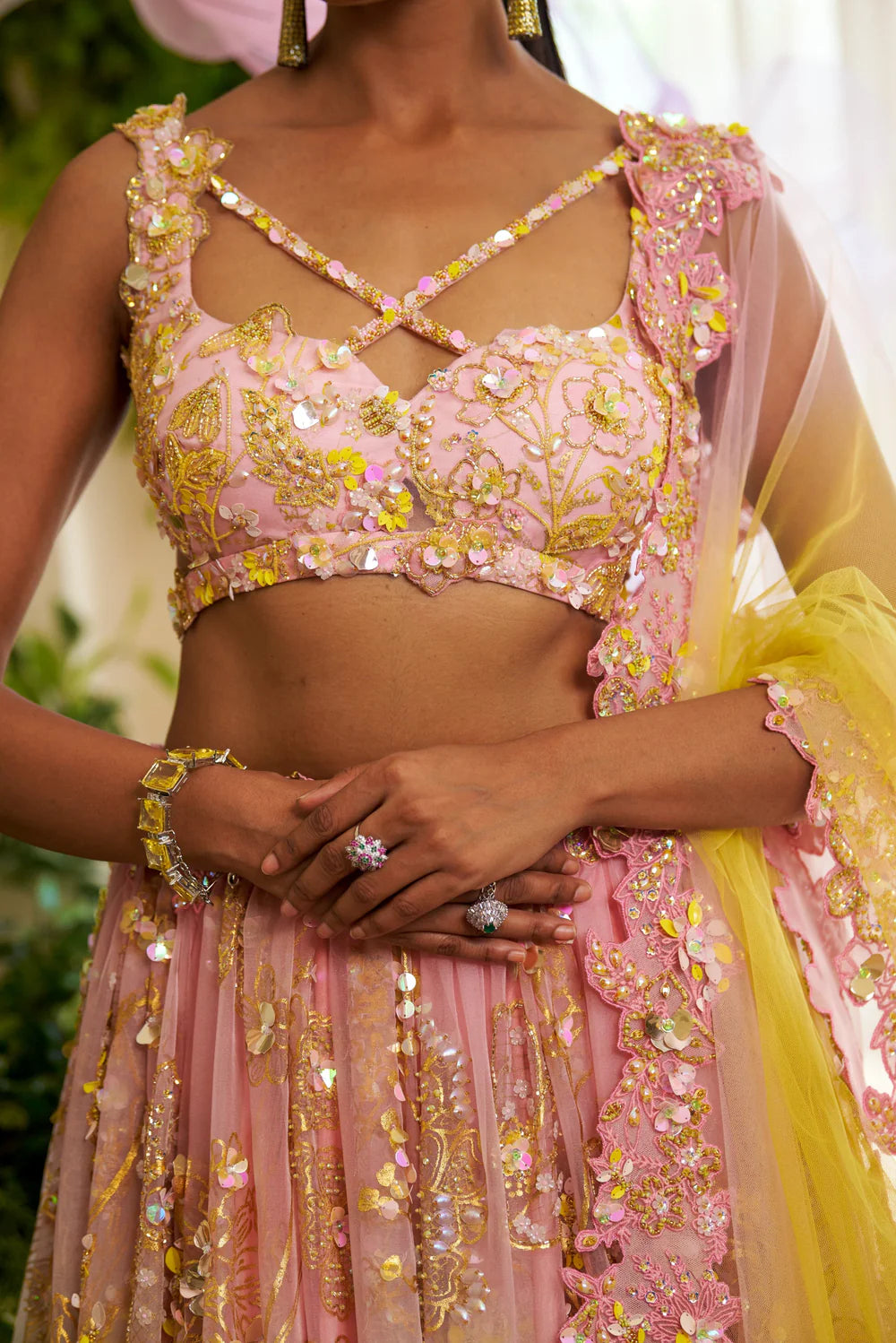 Designer Lehenga with Embroidery Design