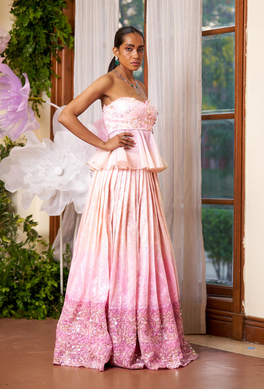 Pink lehenga online for bridal