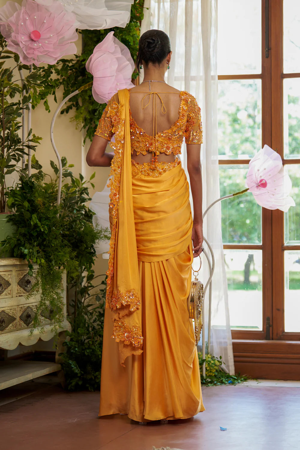 Designer Saree with Embroidery