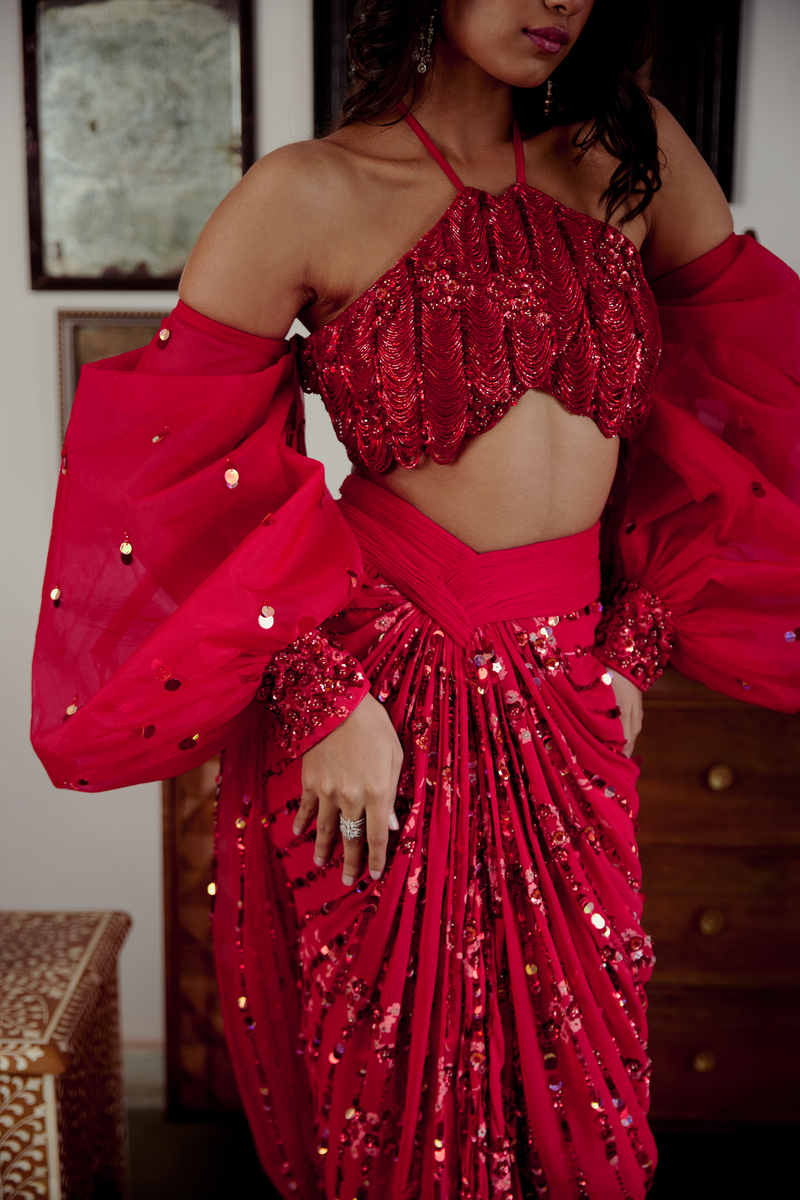 Saavi Sleeve and Dupatta