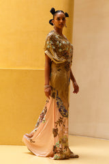 Amani Draped Kaftan Dress