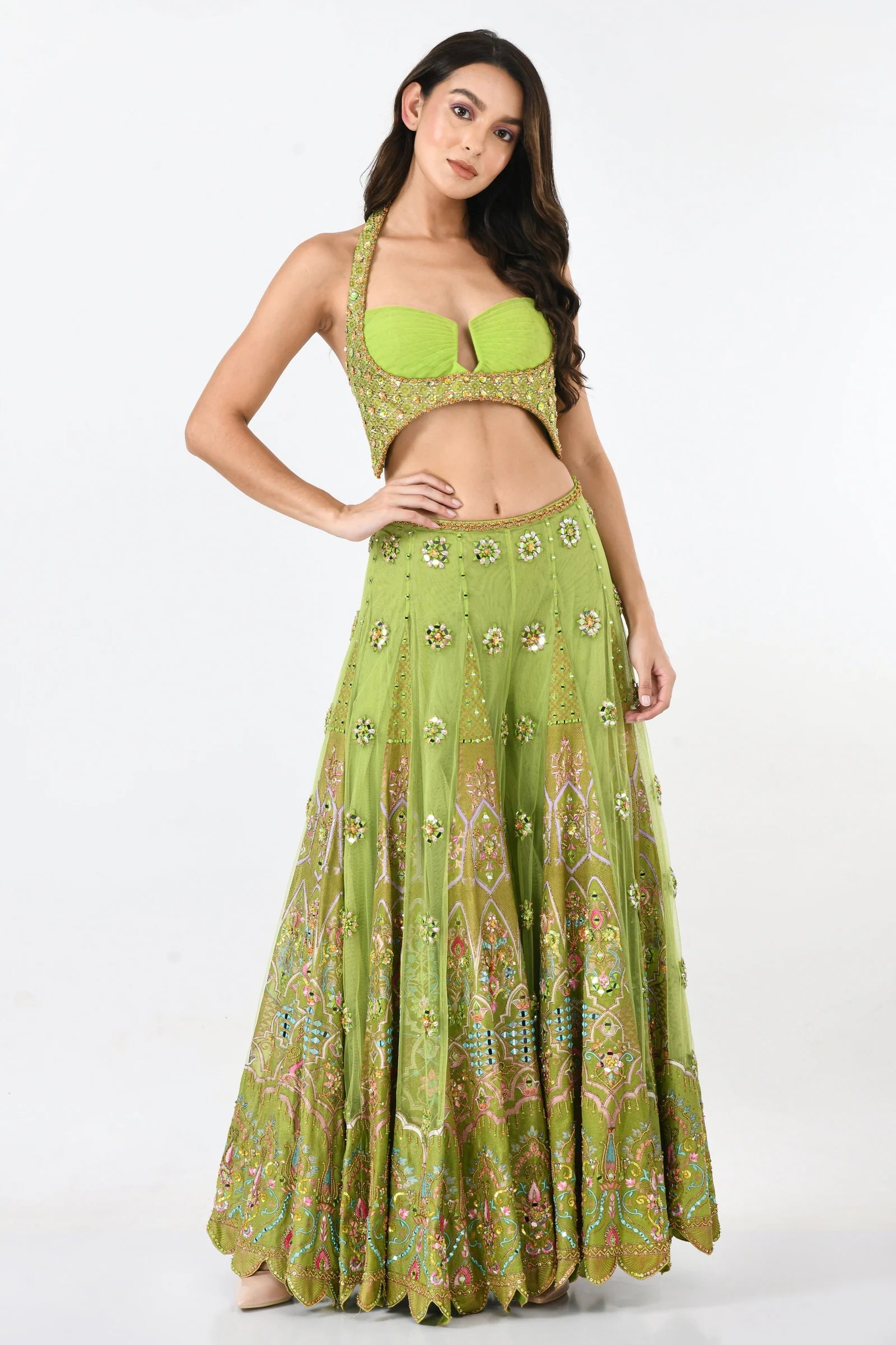 moledro designer sharara set  