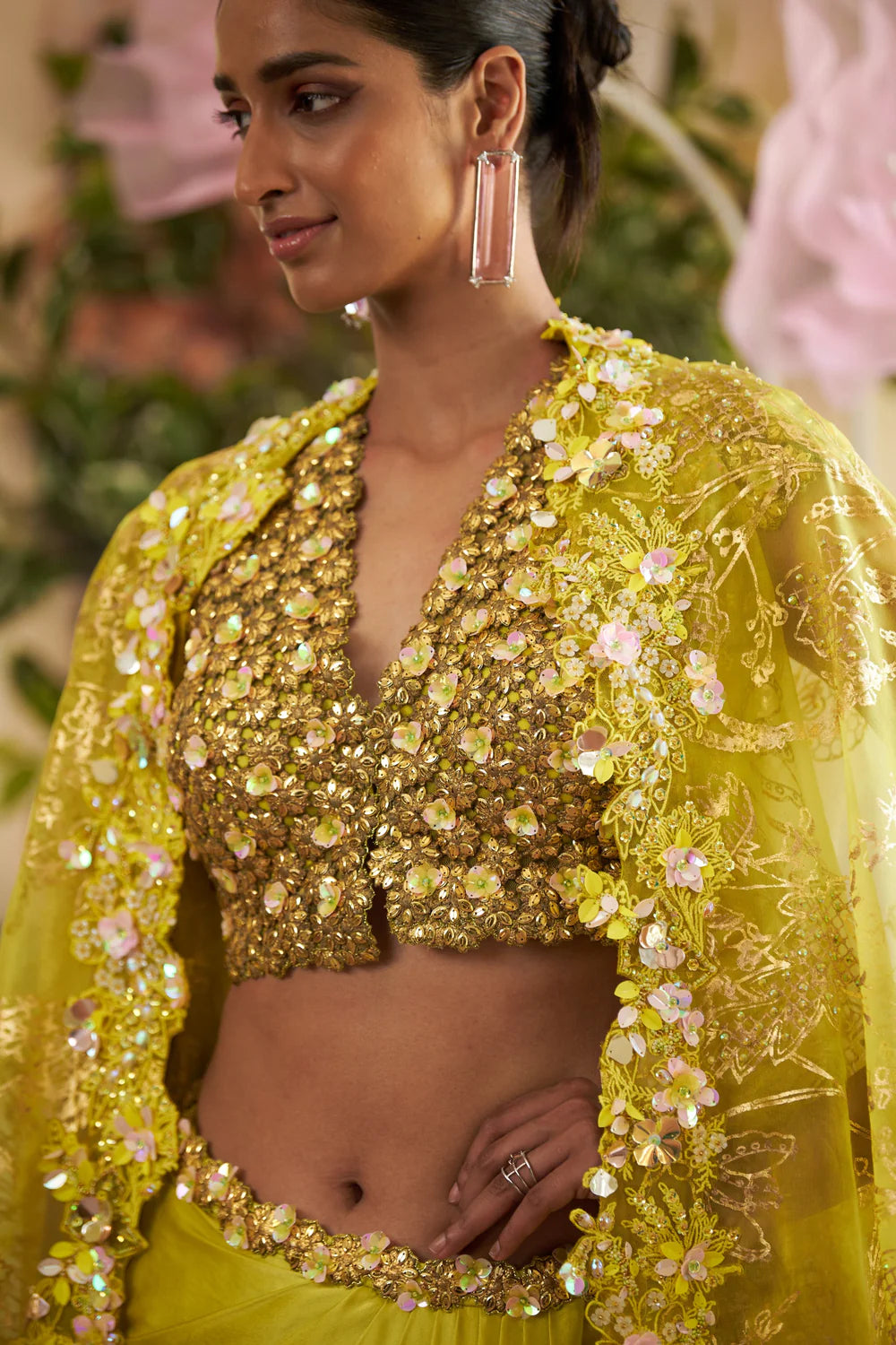 Floral designer co-ord set for women