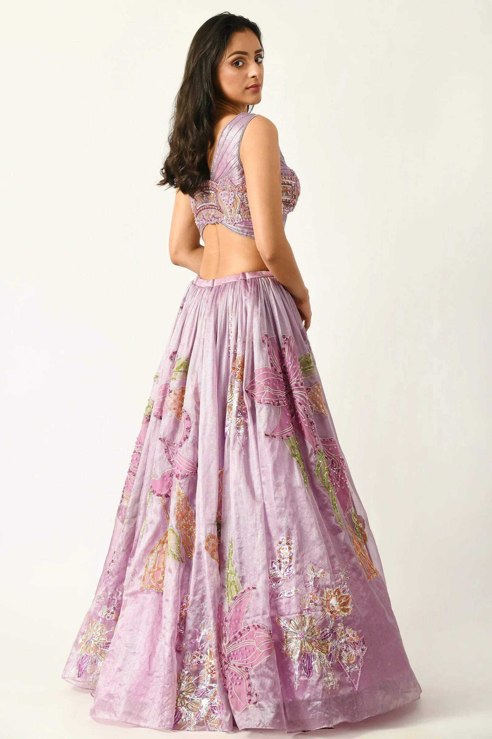 Mahika engagement lehenga