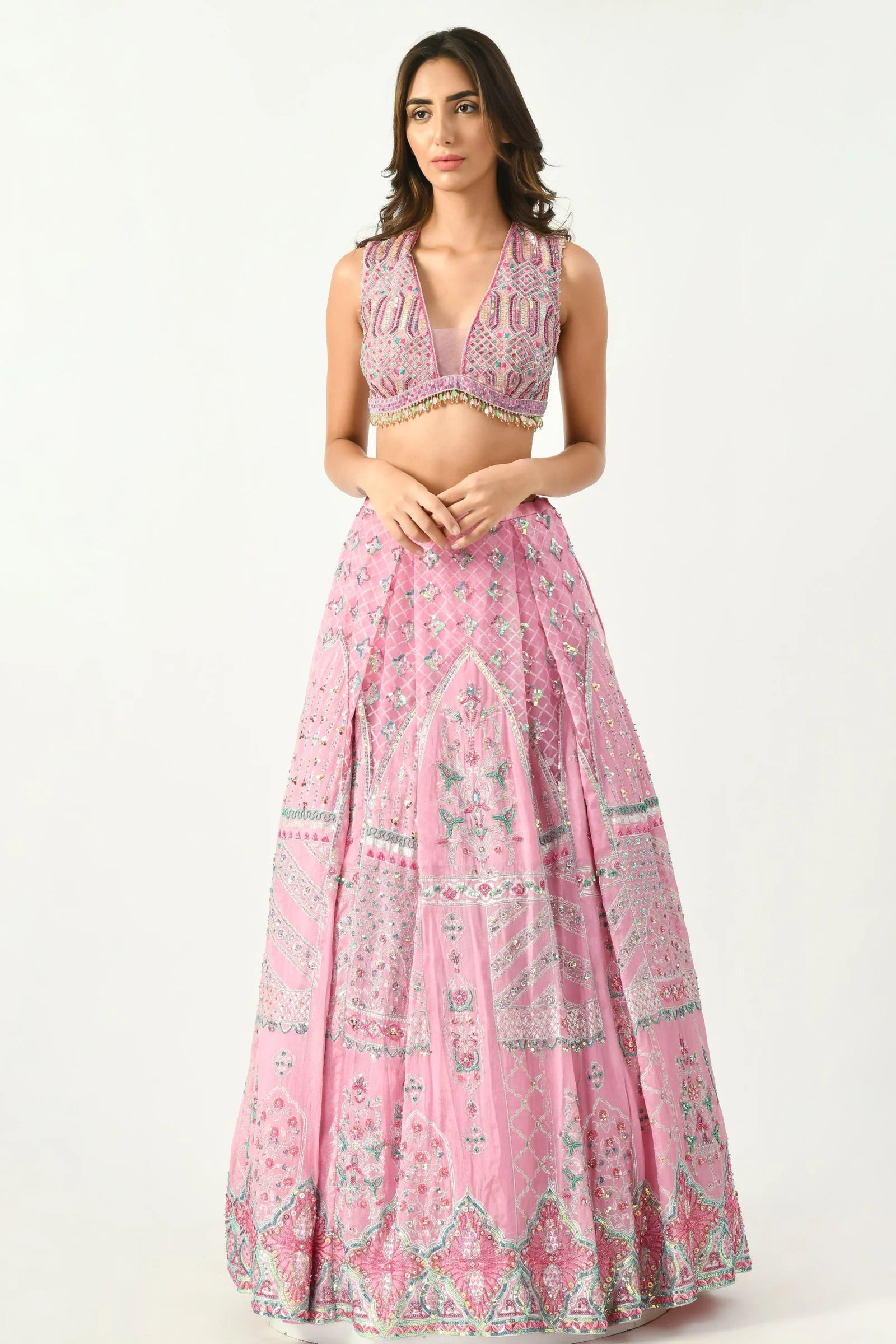 Miya Lehenga with Embroidery Work