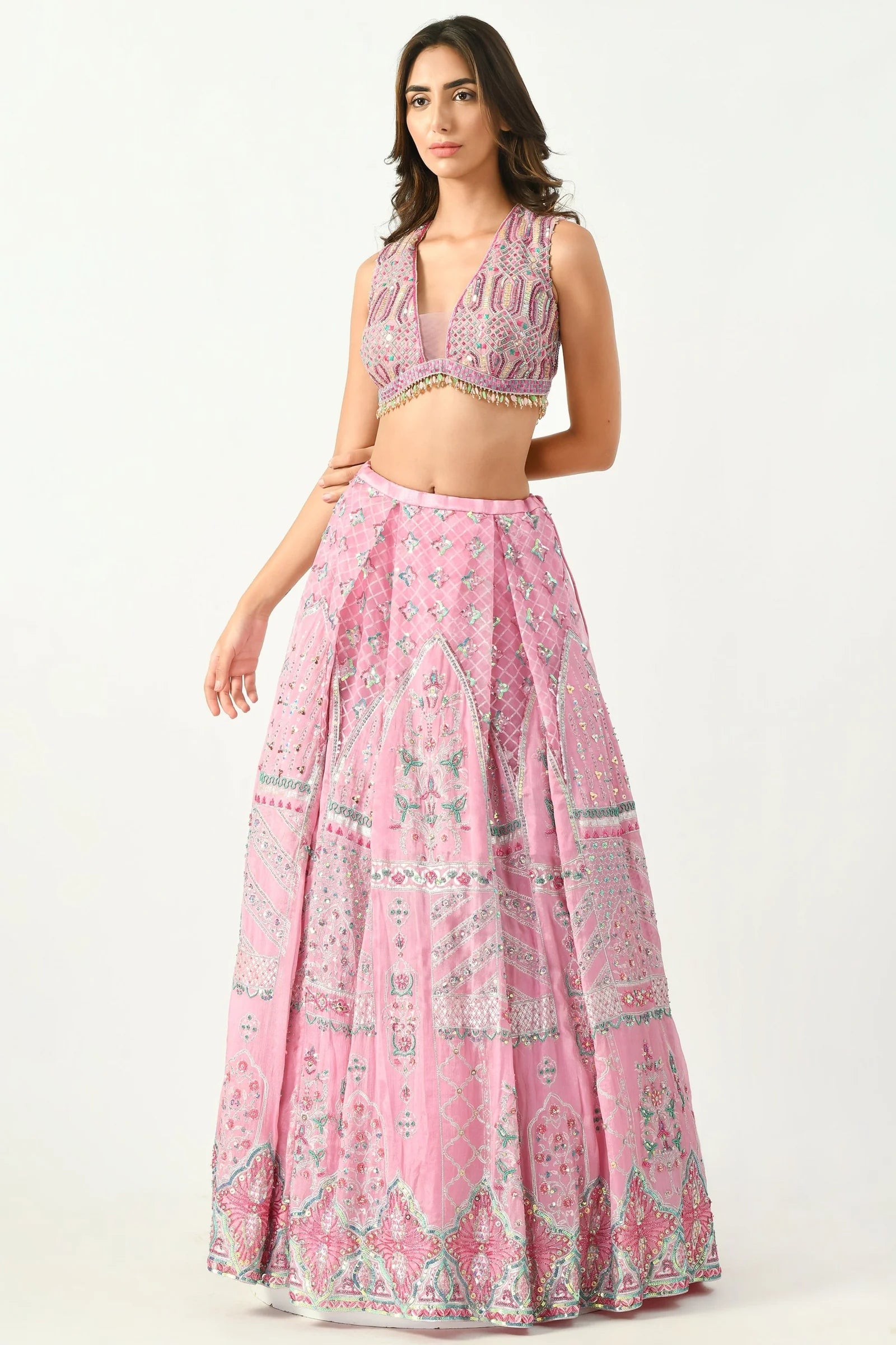 Miya Lehenga with Embroidery Work