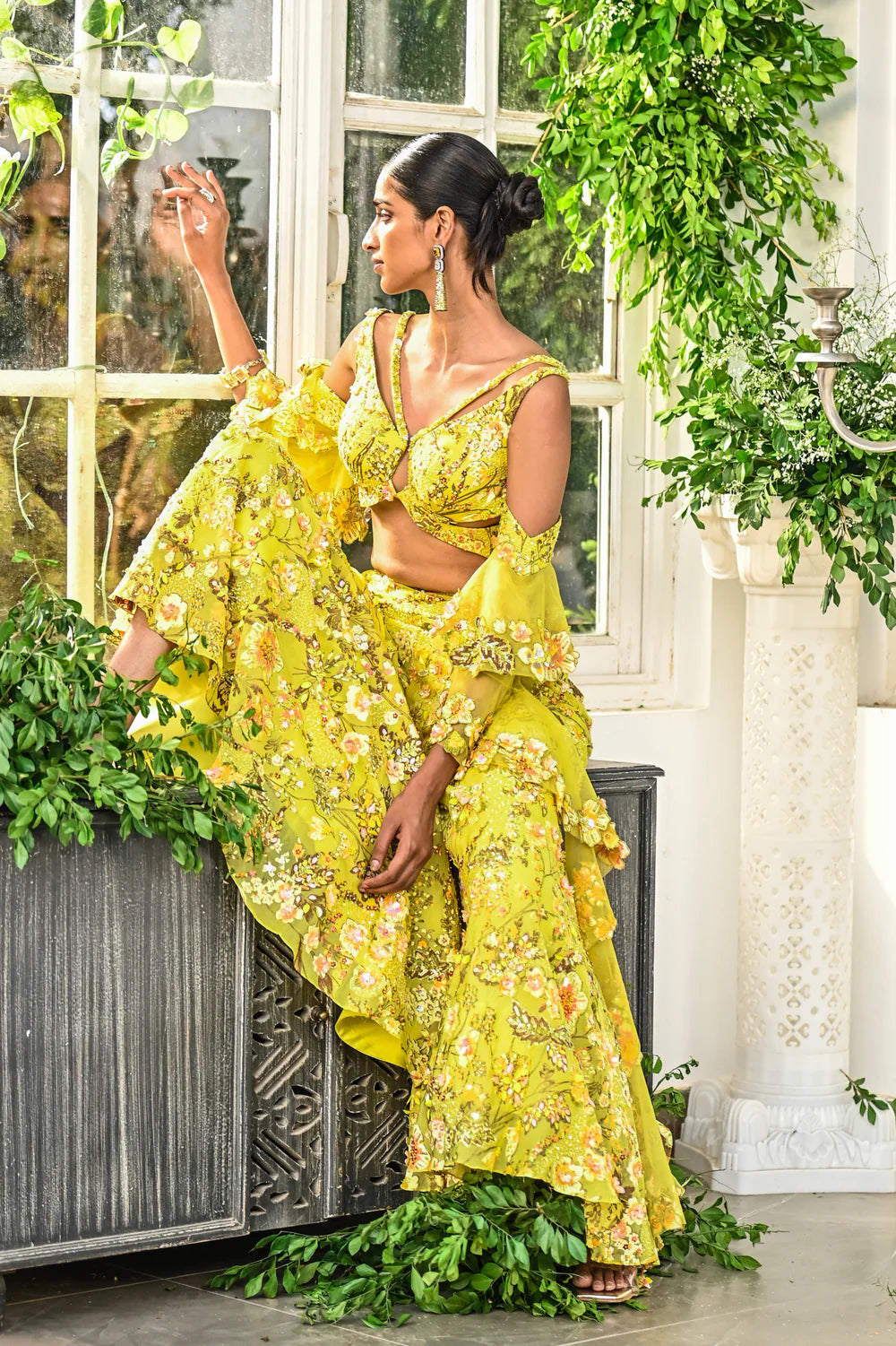 Floral designer co-ord set for women