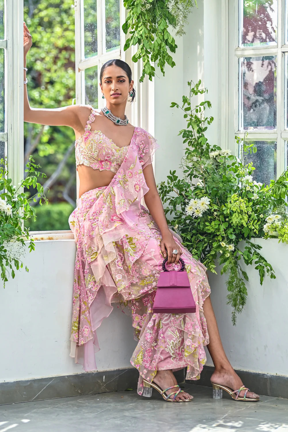 Designer Saree with Embroidery