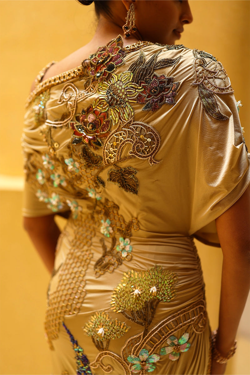 Amani Draped Kaftan Dress