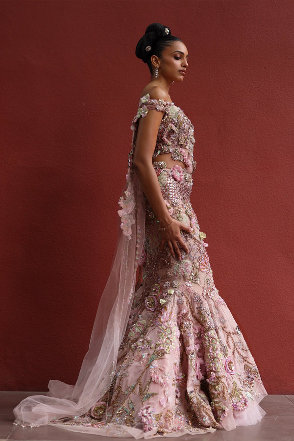Lila Lehenga