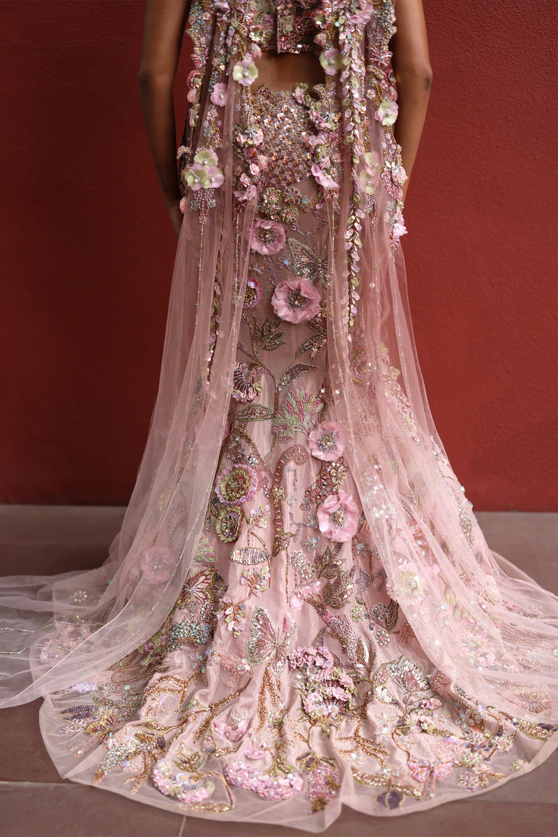 Lila Lehenga