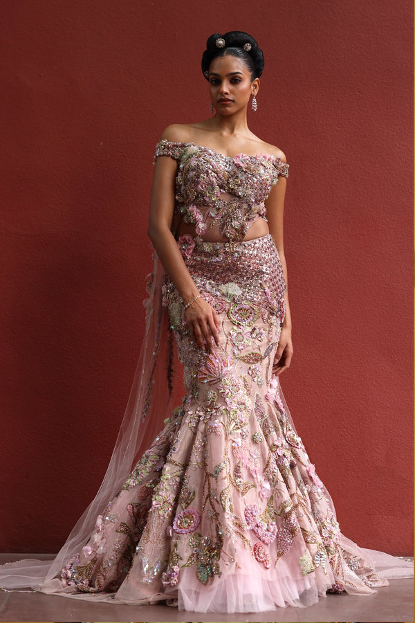 Lila Lehenga