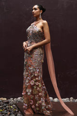 Gardenia Draped Dress