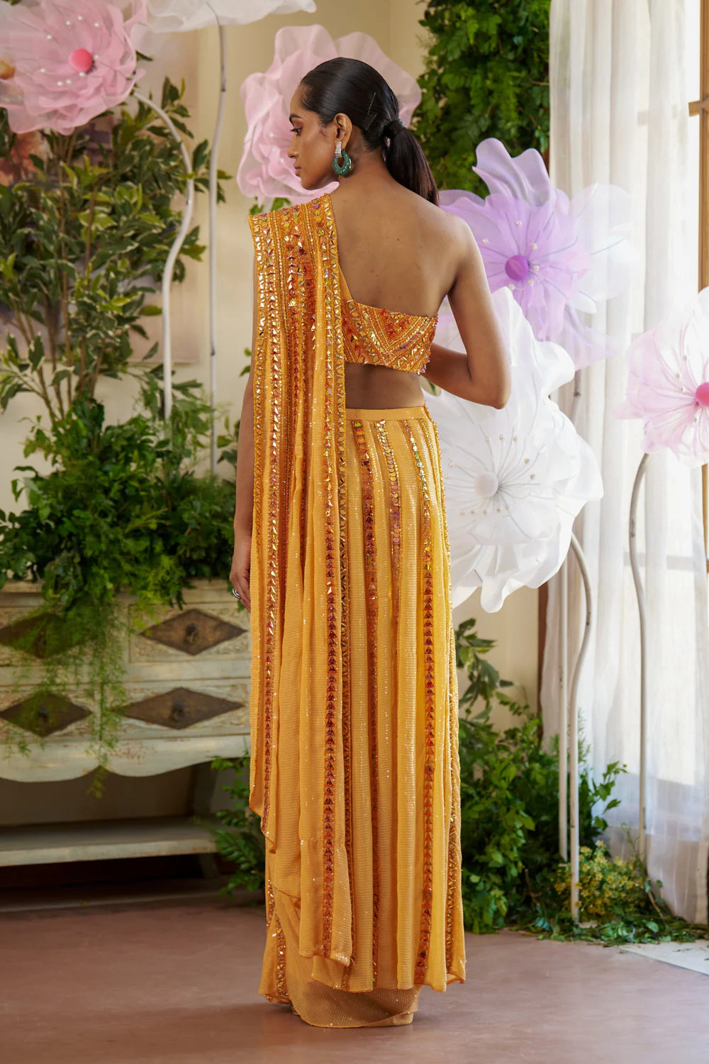 Buy Zia Saree - Modern Dhoti Style Designer Saree Online