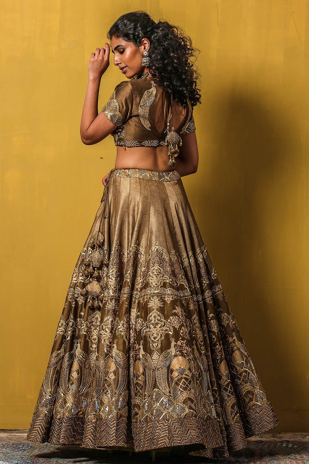 Designer embroidery Lehenga dress set
