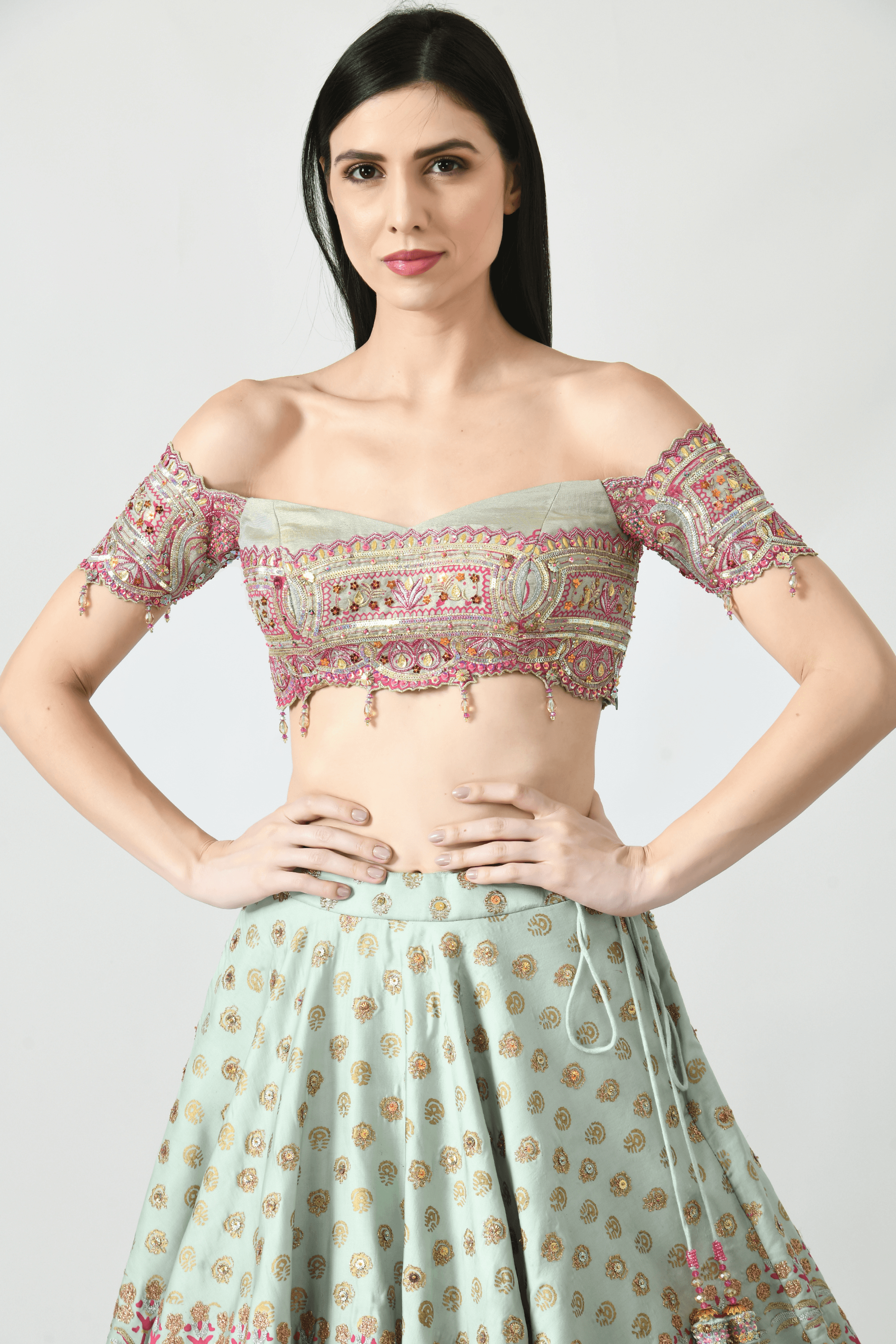 Saima festive embroidered lehenga set