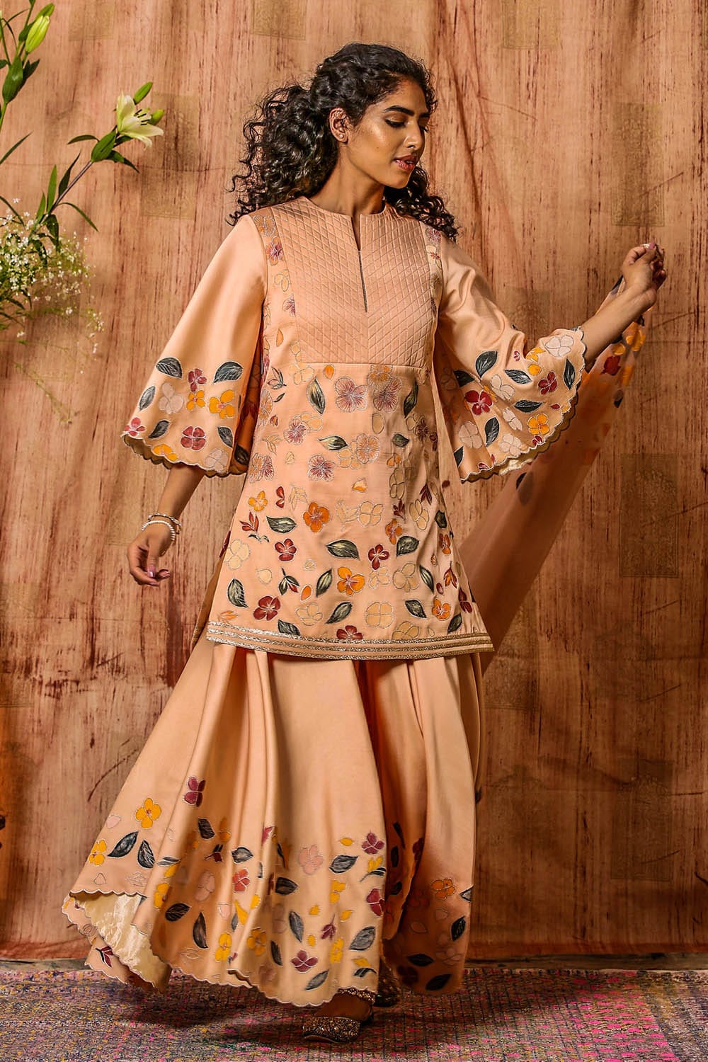 Seerat kurti sharara set