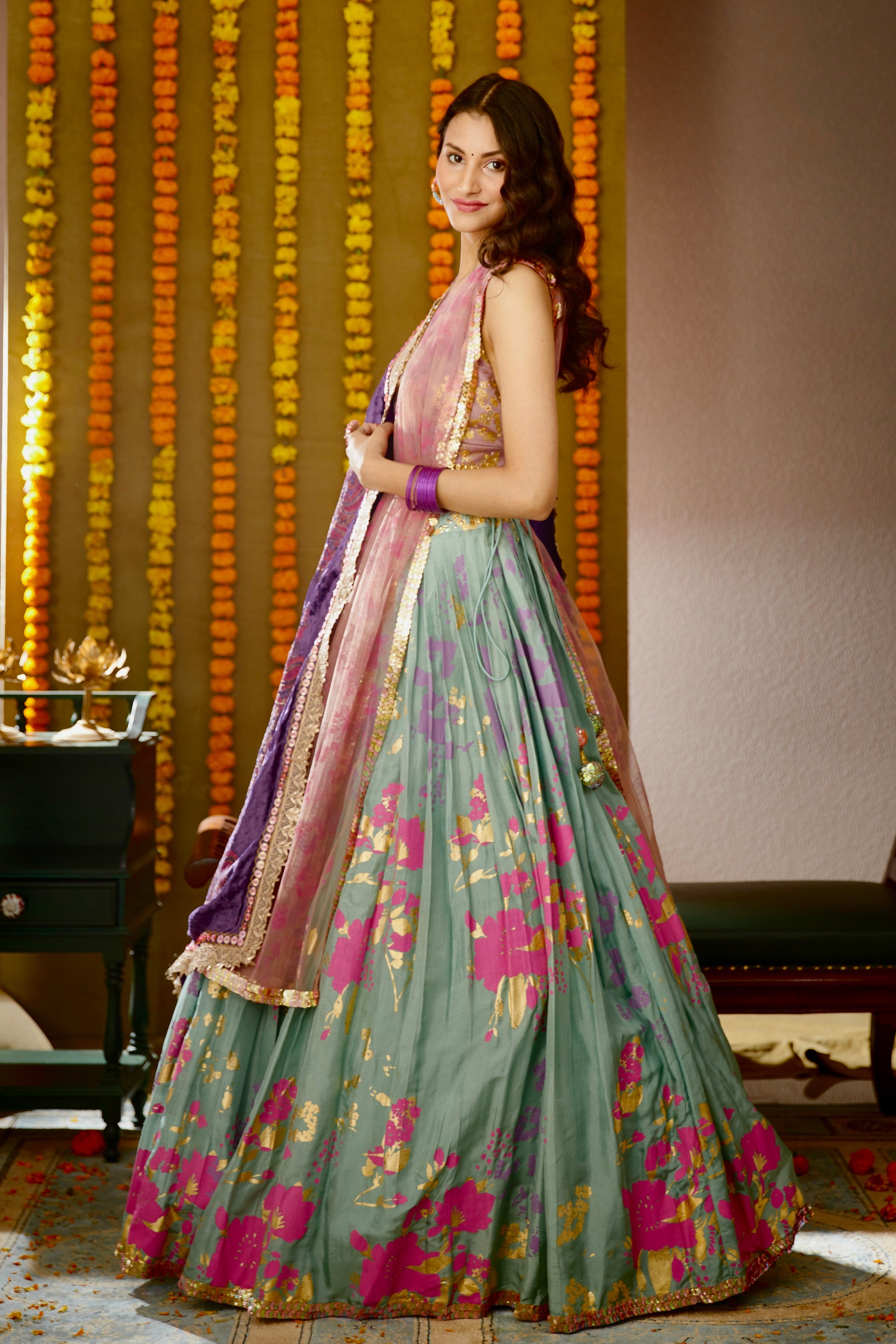 Ula Modern Lehenga Designer Set